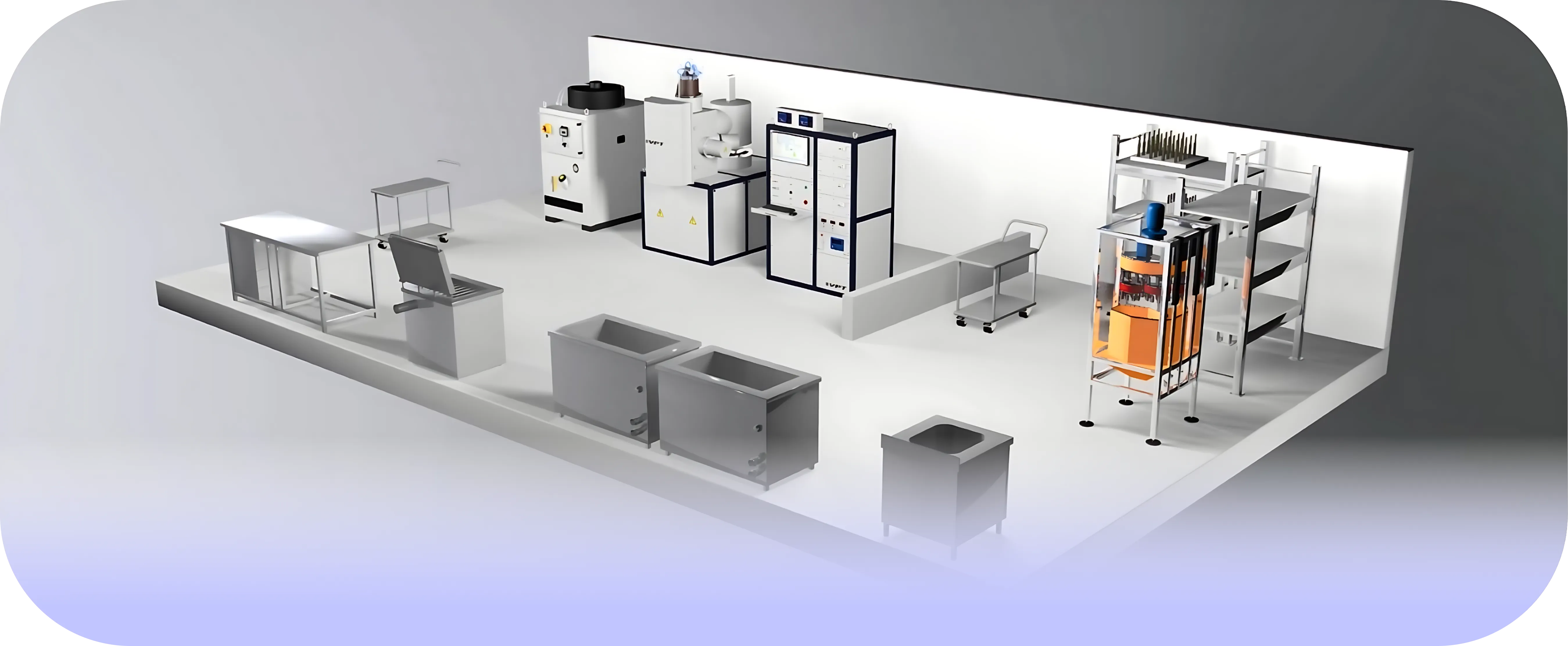 Участок нанесения покрытий VPT