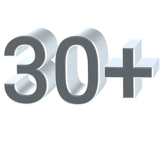 30+ лет опыта